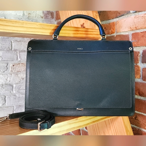 Furla Leather Satchel - Picture 1 of 16